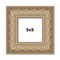 Square Museum Silver Picture Frame - UV Acrylic, Foam Board Backing, Hanging Hardware